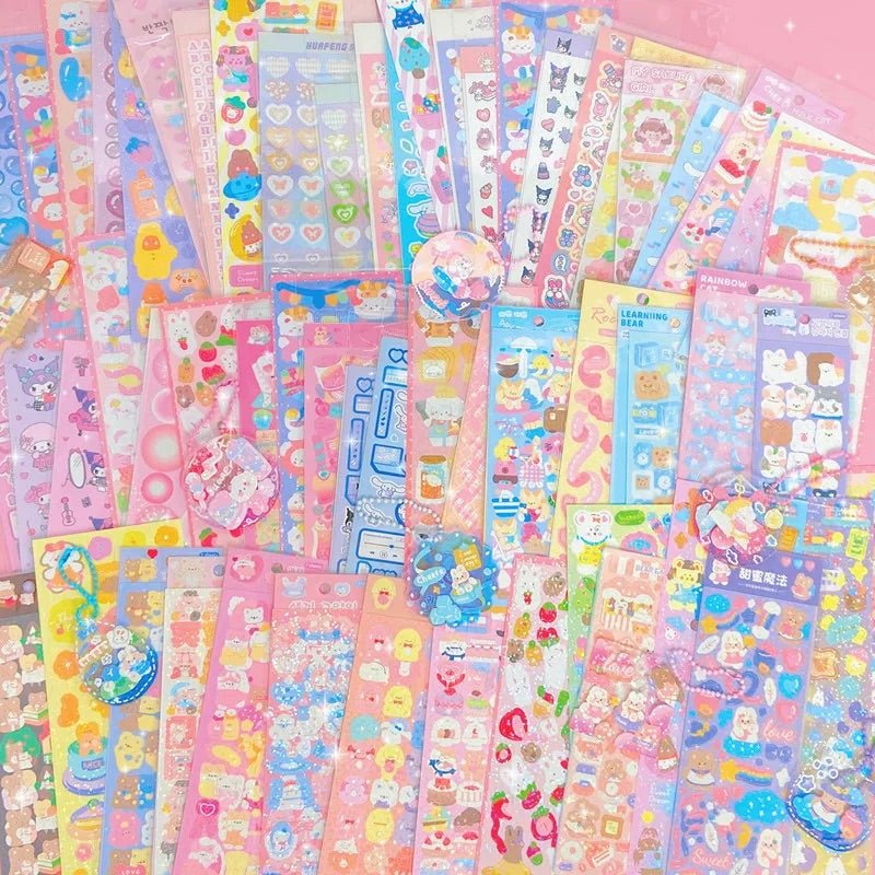 50 Pack Kawaii Stickers – StarPOP shop