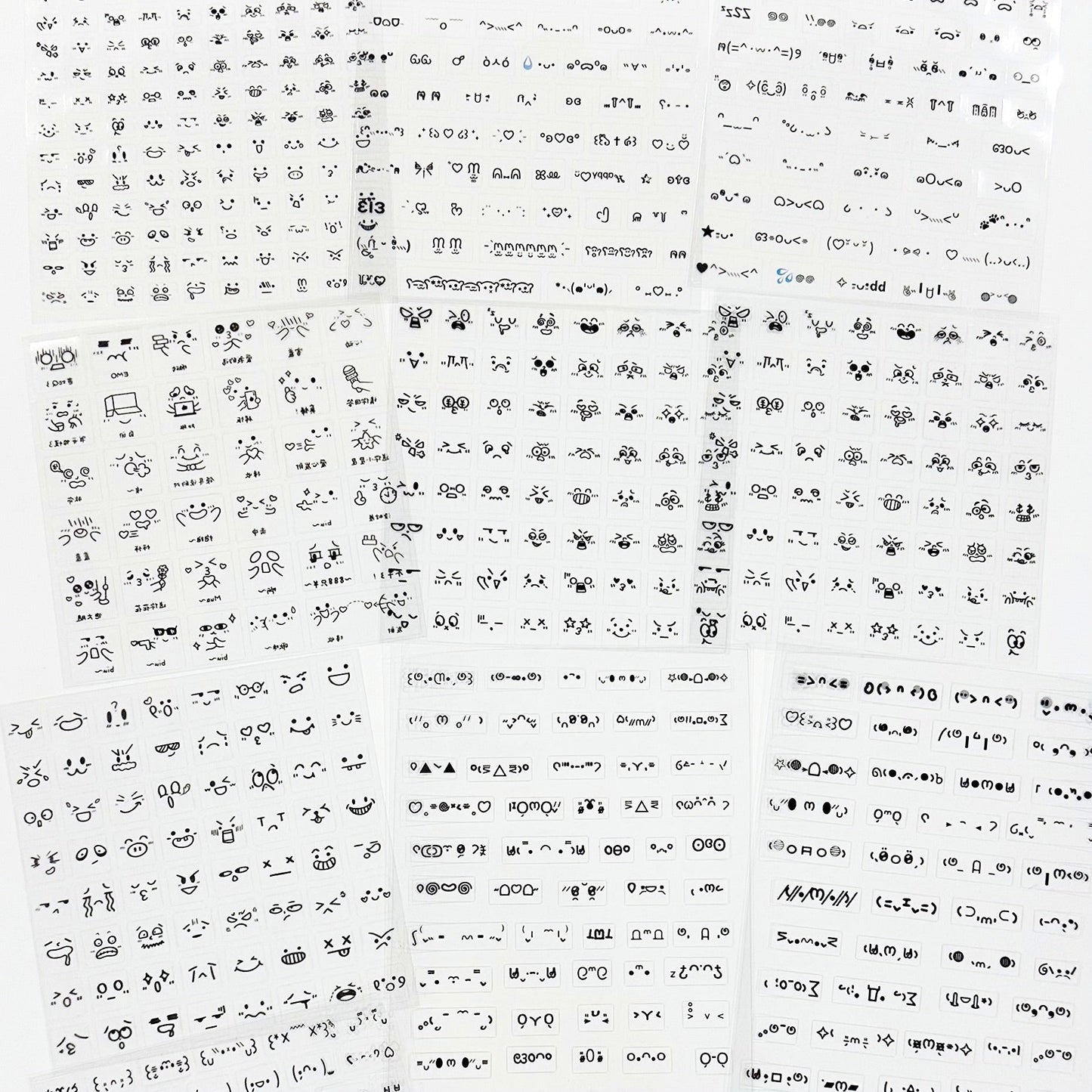 "Kaomoji" Stickers - 10 PCS - StarPOP shop