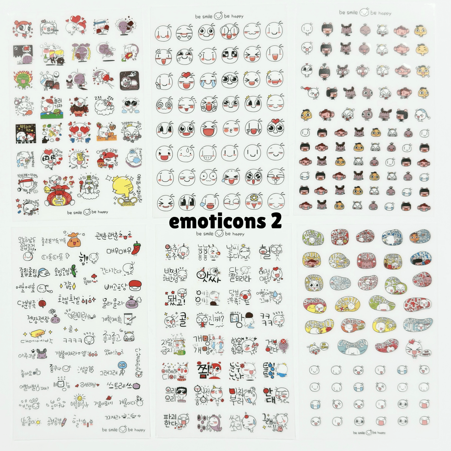 "Molang" Sticker Pack - 6 PCS - StarPOP shop