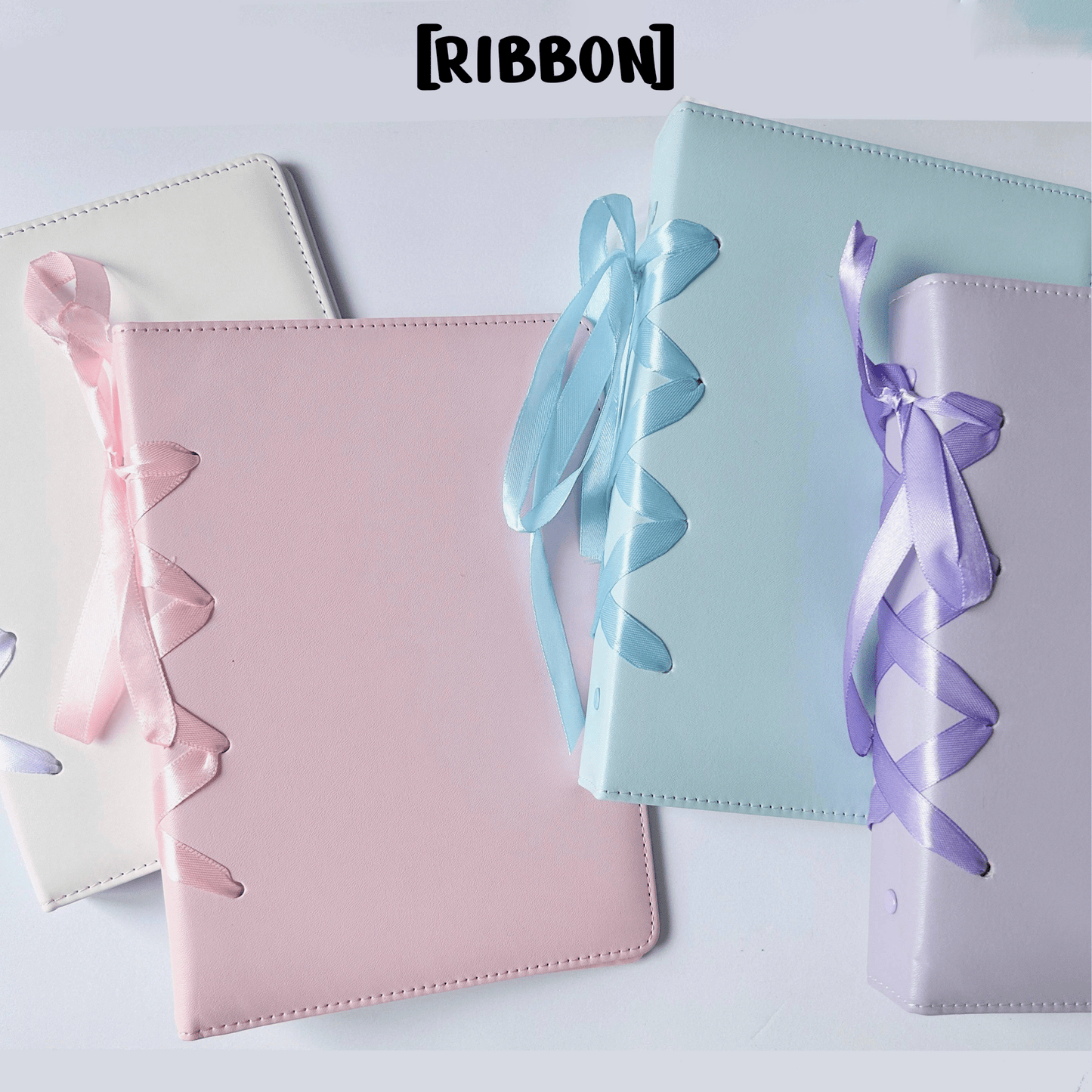 Ribbon Leather A5 Photocard Binder - StarPOP shop