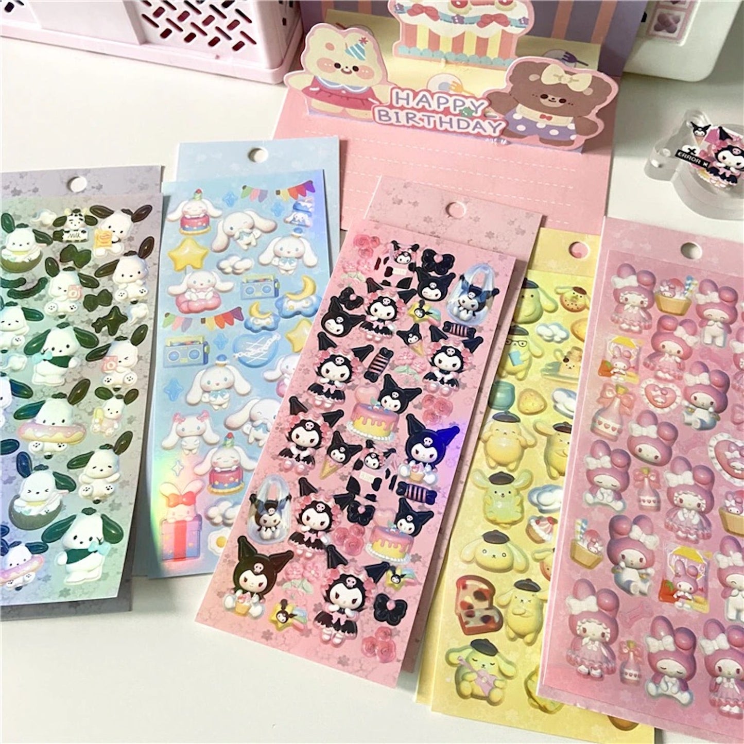 "3D Sanrio Ver. 2" Sticker - 1 PC - StarPOP shop