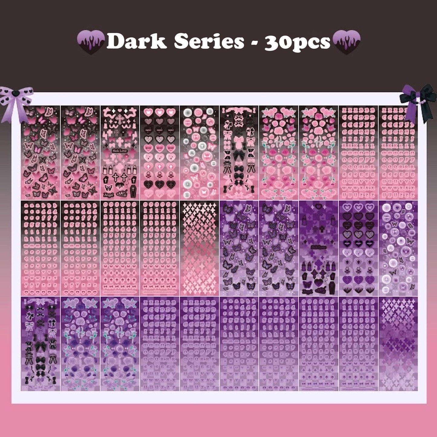 "Elegant Series" Stickers - 30 PCS - StarPOP shop