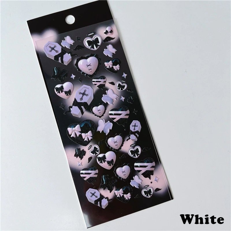 "Goth Heart" Sticker - 1 PC - StarPOP shop