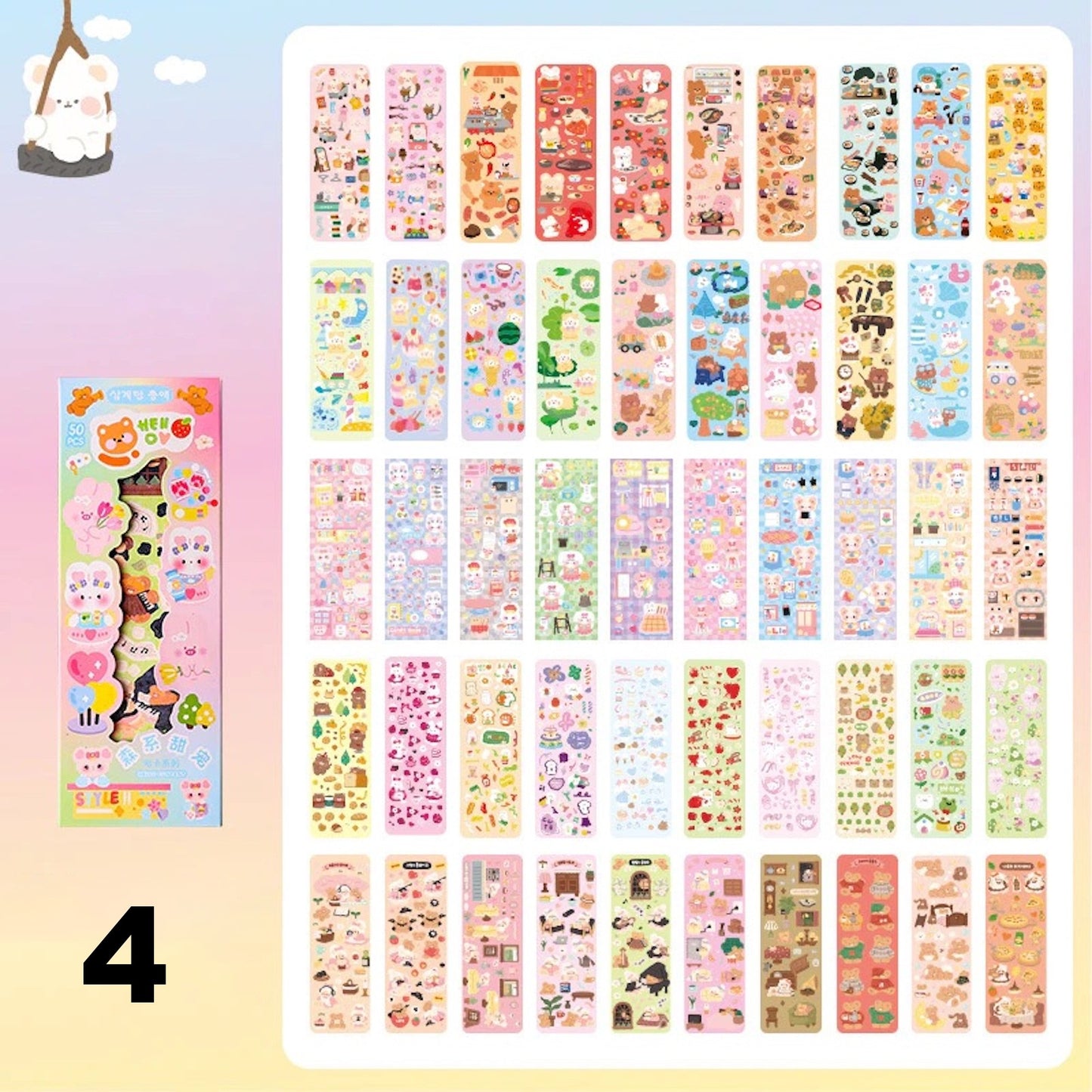 "Kawaii Pack" Stickers - 50 PCS - StarPOP shop