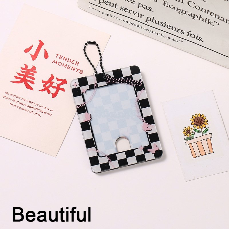 KPop Acrylic Photocard Holder Keychain - StarPOP shop