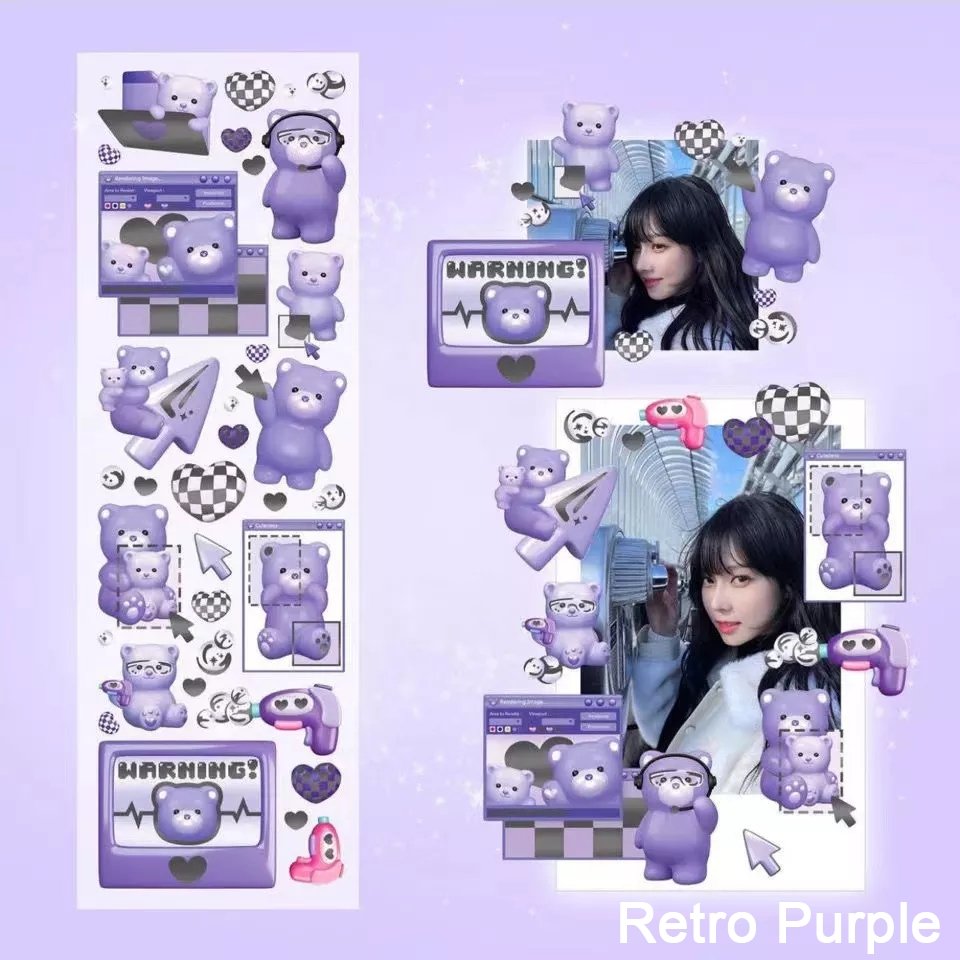 KPop Polco Deco Stickers "3D Bear" - 1 PC - StarPOP shop