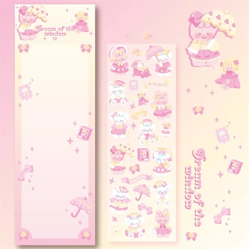 KPop Polco Deco Stickers "Bunny Cat" - 1 PC - StarPOP shop