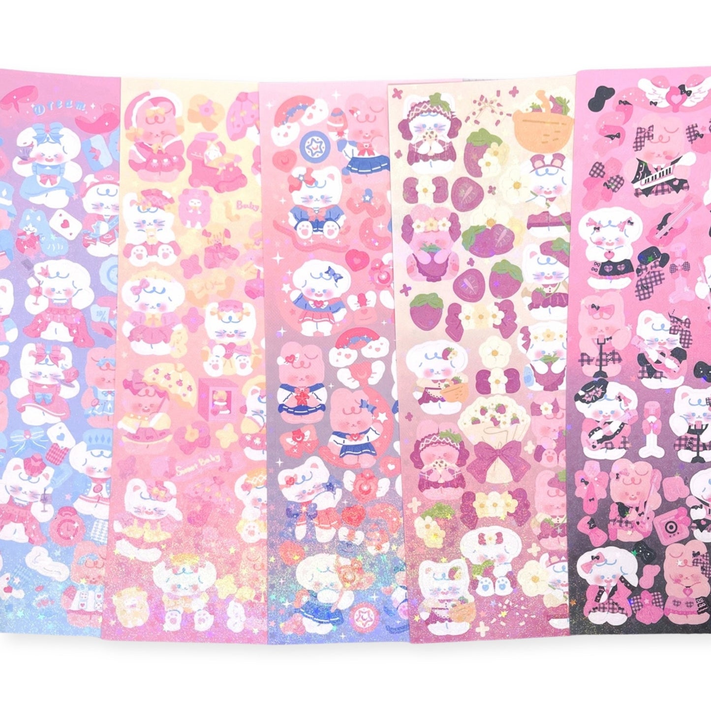 KPop Polco Deco Stickers "Bunny Cat" - 1 PC - StarPOP shop