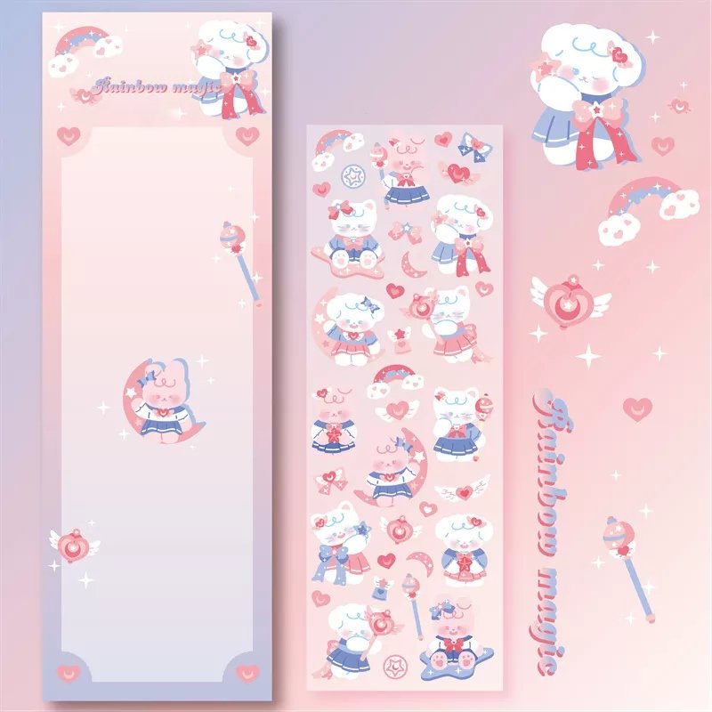 KPop Polco Deco Stickers "Bunny Cat" - 1 PC - StarPOP shop