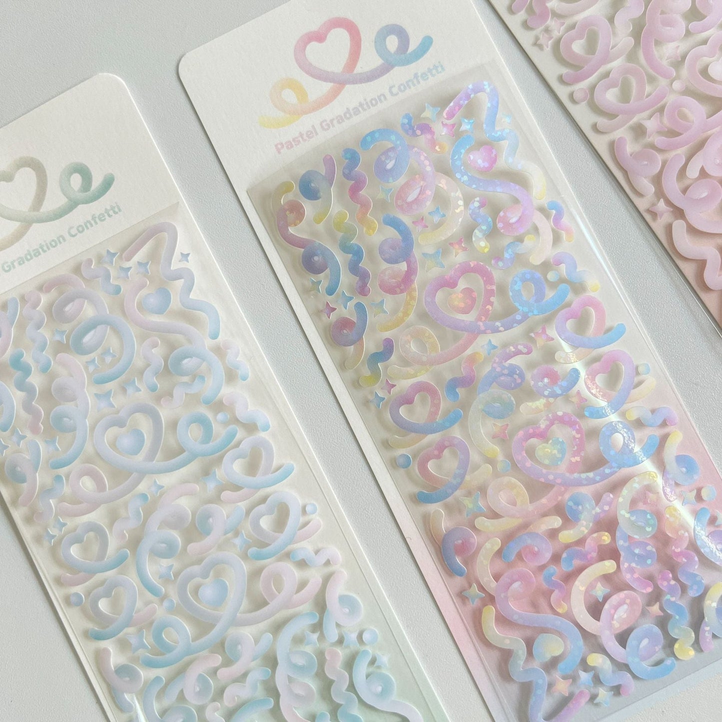 KPop Polco Deco Stickers "Gradation Confetti" - 1 PC - StarPOP shop