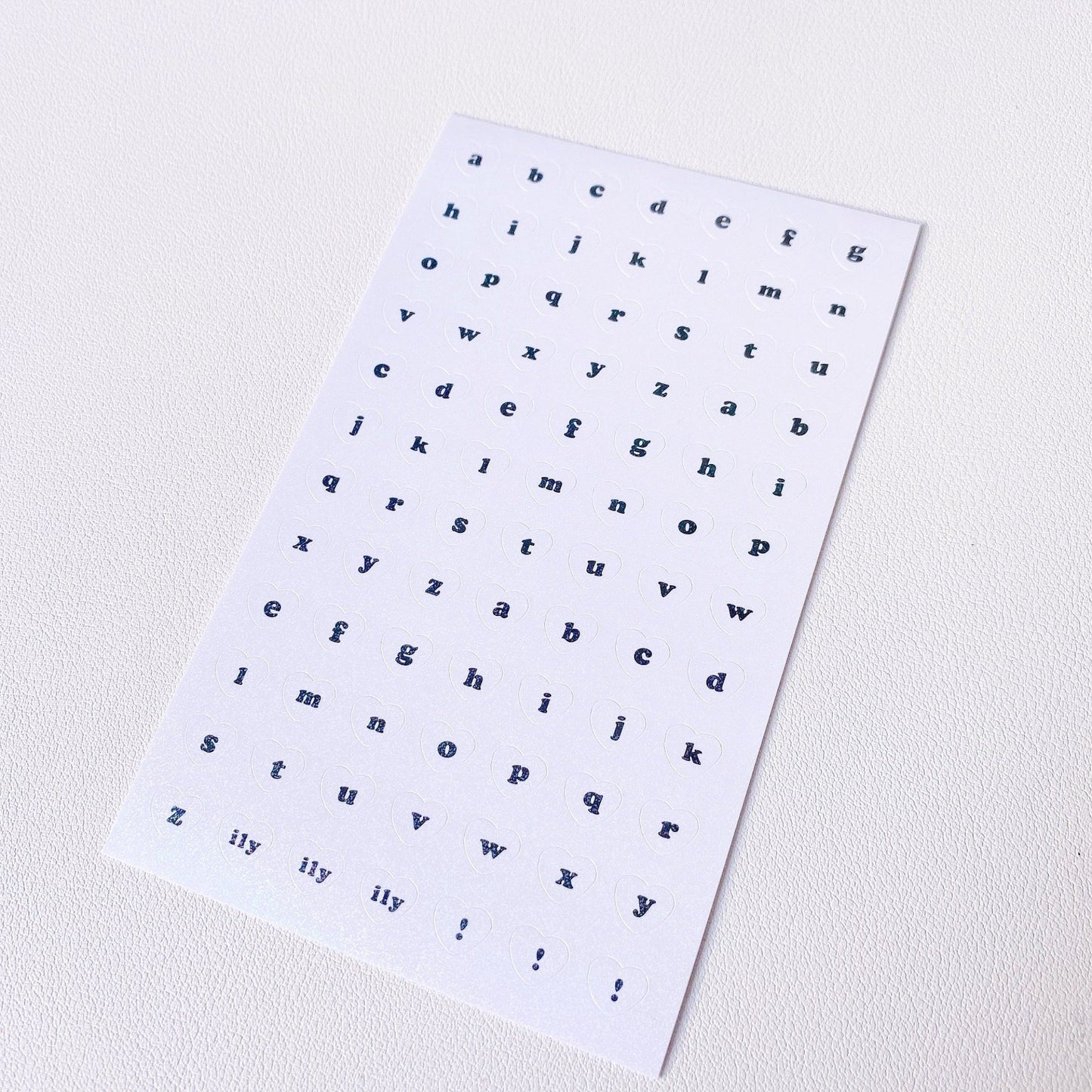 KPop Polco Deco Stickers "Heart Alphabet" - 1 PC - StarPOP shop