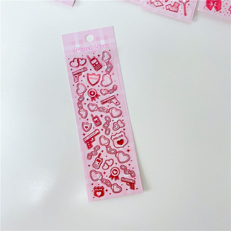 KPop Polco Deco Stickers "Romantic Pink" - 1 PC - StarPOP shop