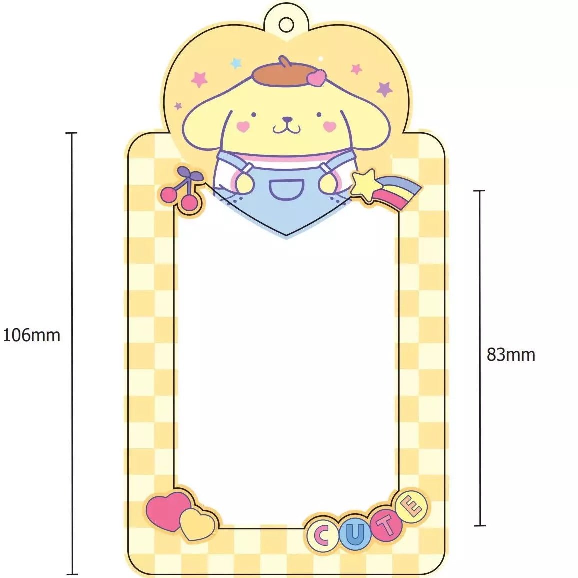 "Plaid Sanrio" Photocard Holder - StarPOP shop