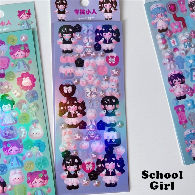 "Sweet Girl" Sticker - 1 PC - StarPOP shop