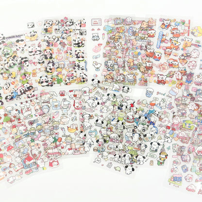 6 Pack PET PVC Stickers - StarPOP shop