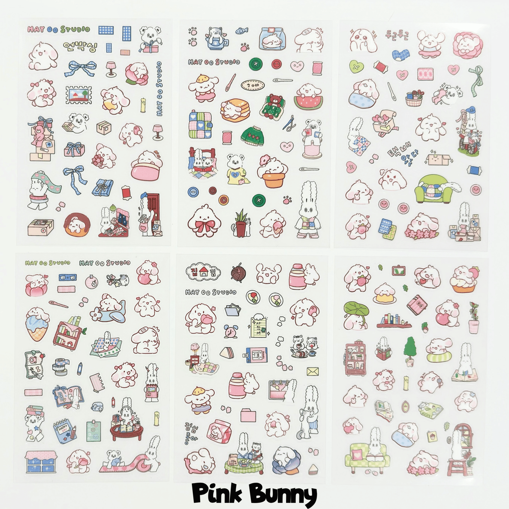 6 Pack PET PVC Stickers - StarPOP shop