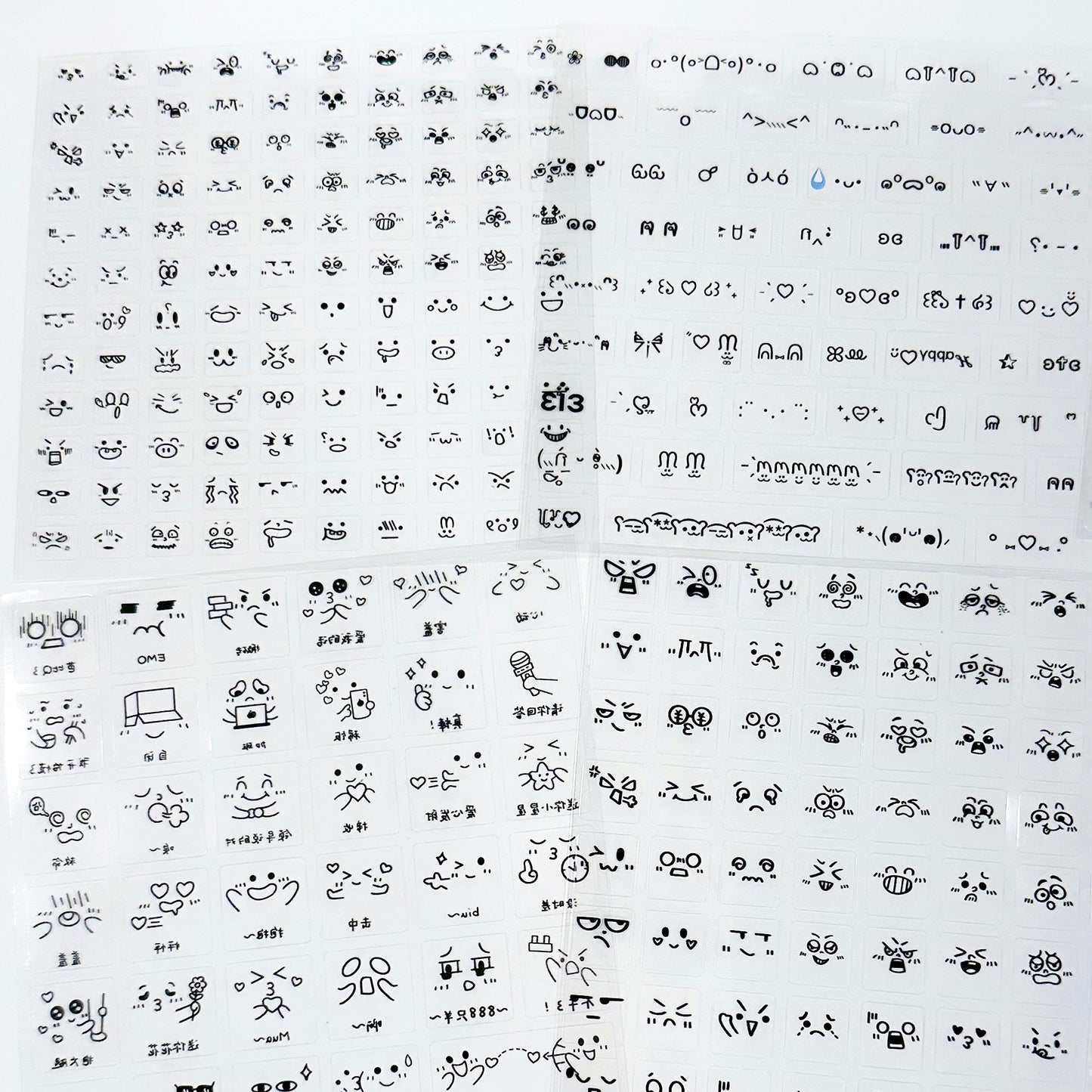 "Kaomoji" Stickers - 10 PCS