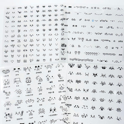"Kaomoji" Stickers - 10 PCS