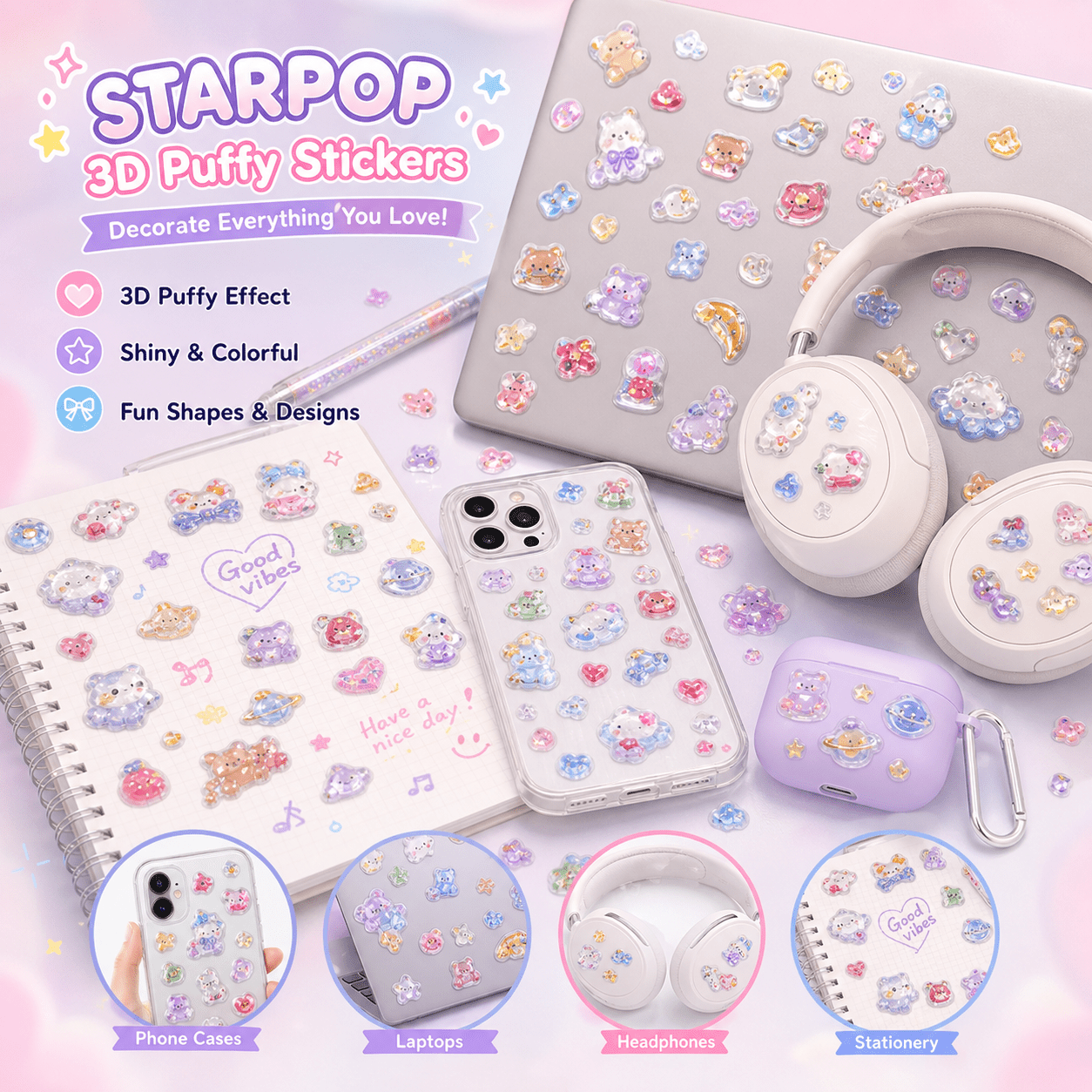 "Bonbon Drop Pop Seal" Sticker - 1 PC - StarPOP shop