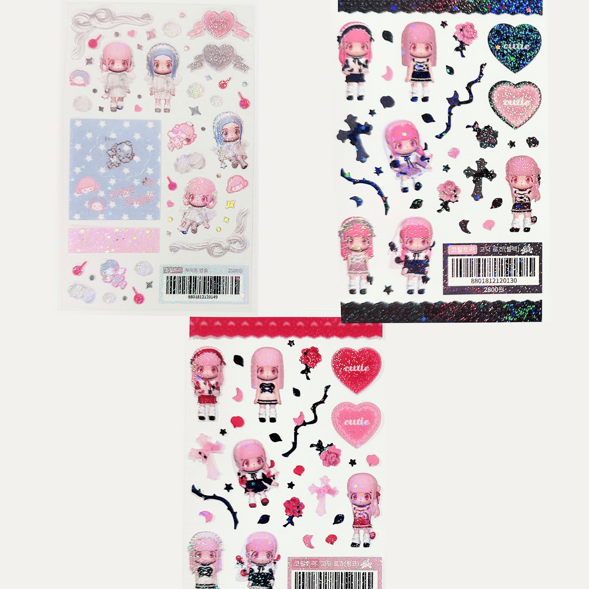 "Cute Girl" Sticker - StarPOP shop