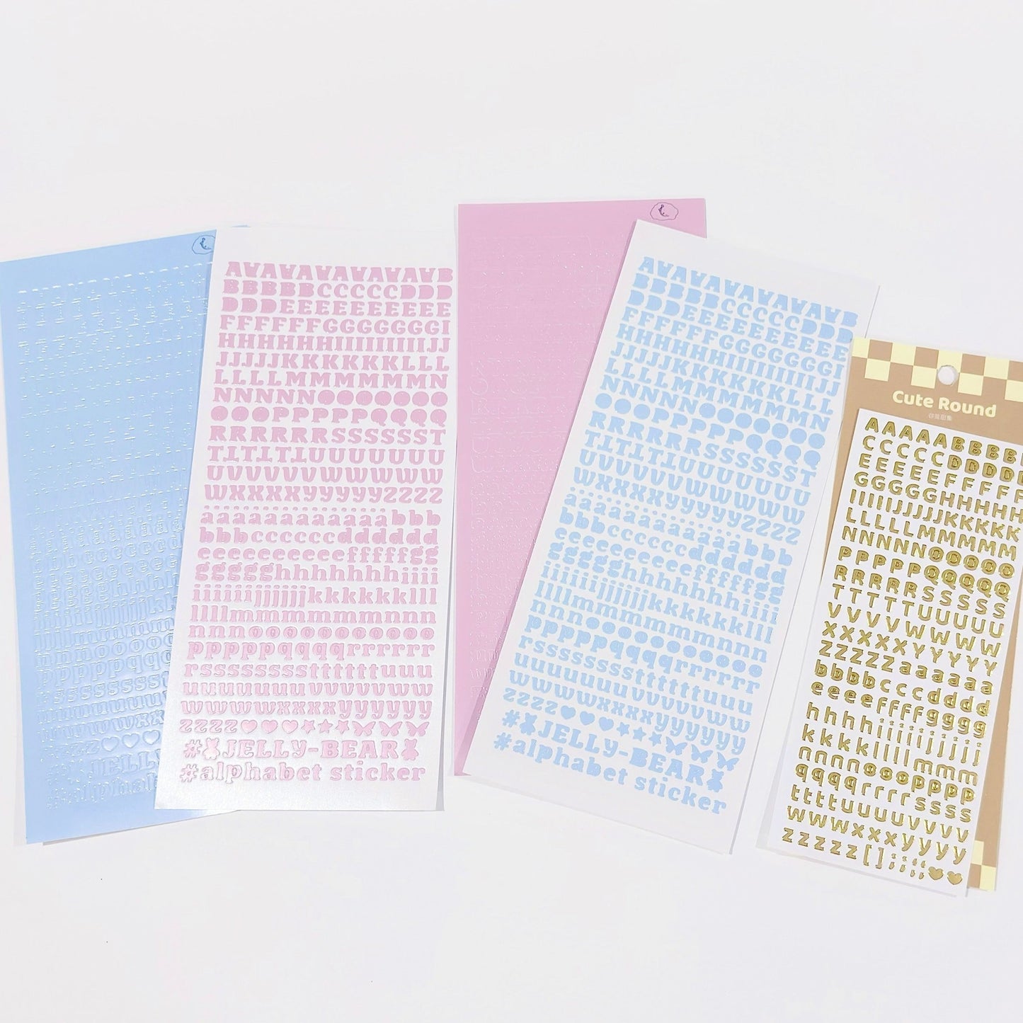 "Cute Round Alphabet" Sticker - StarPOP shop