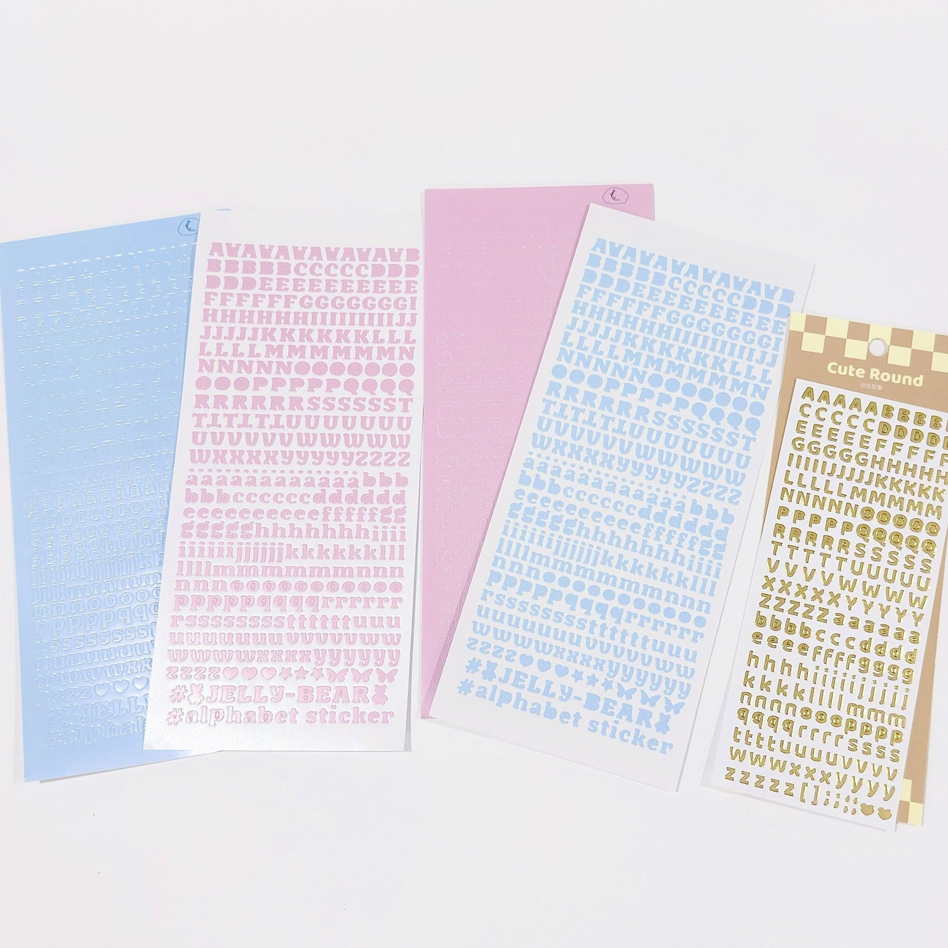 "Cute Round Alphabet" Sticker - StarPOP shop