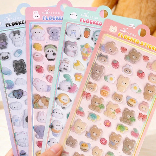 "Flocked" Sticker - 1 PC - StarPOP shop