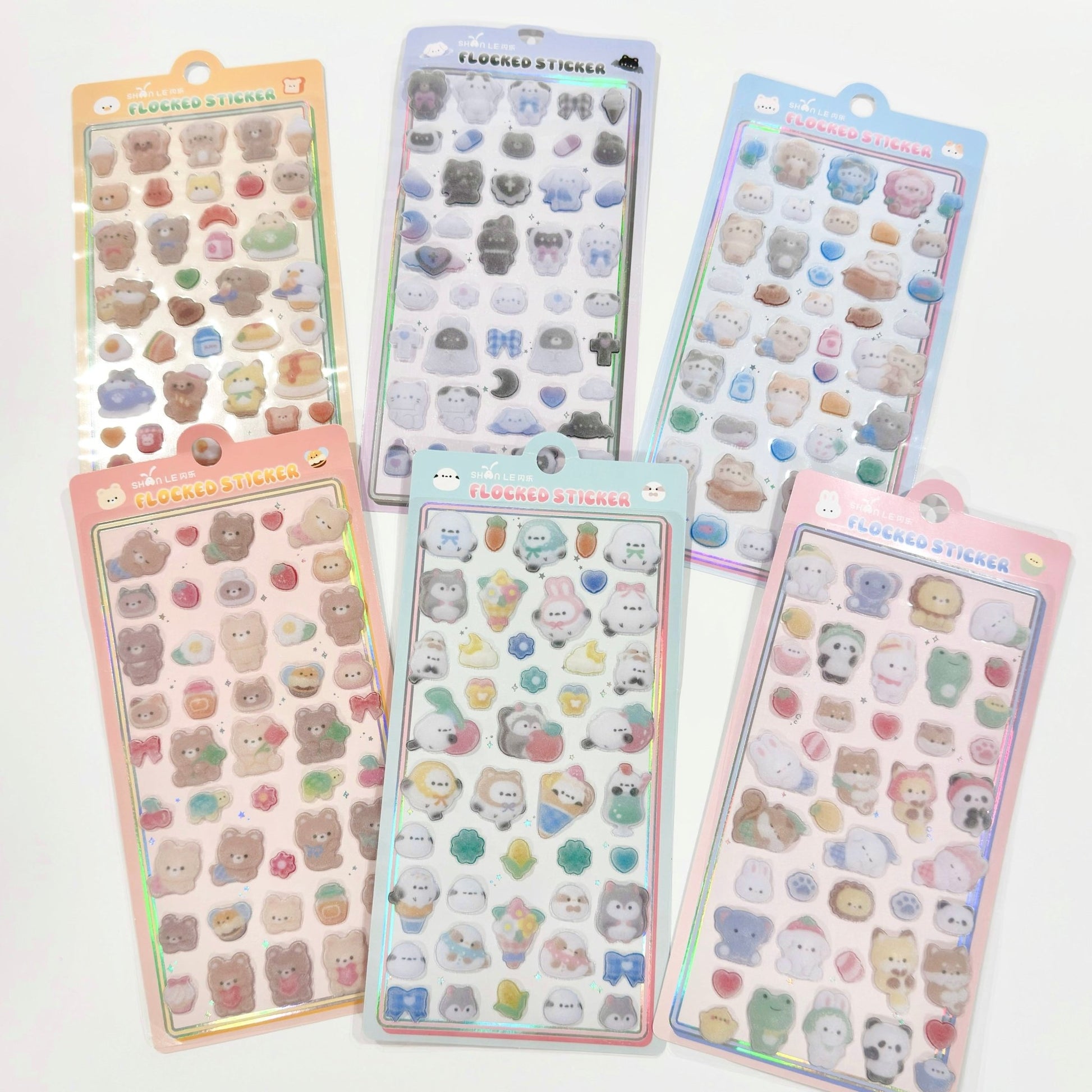 "Flocked" Sticker - 1 PC - StarPOP shop