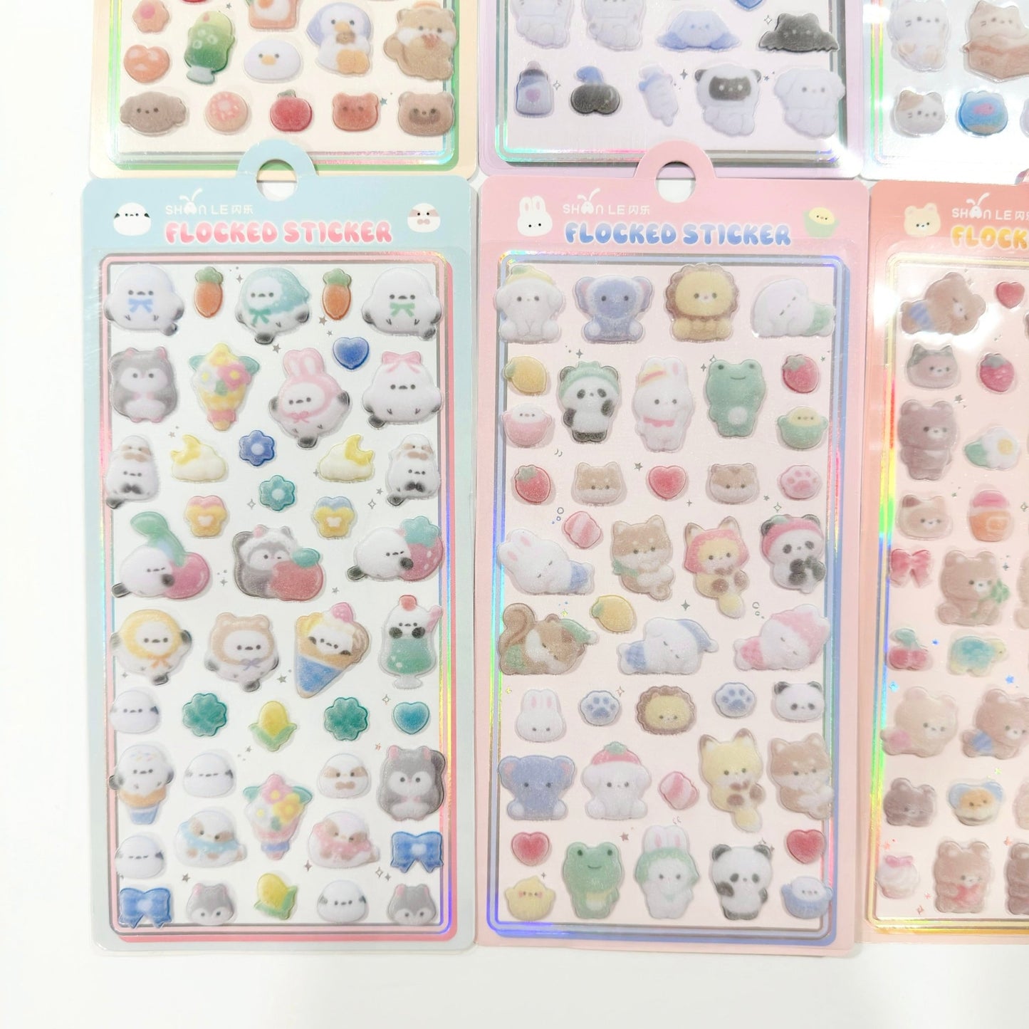 "Flocked" Sticker - 1 PC - StarPOP shop