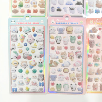 "Flocked" Sticker - 1 PC - StarPOP shop