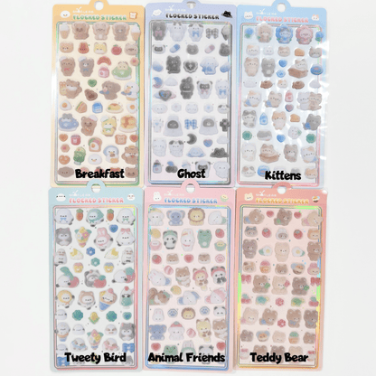 "Flocked" Sticker - 1 PC - StarPOP shop