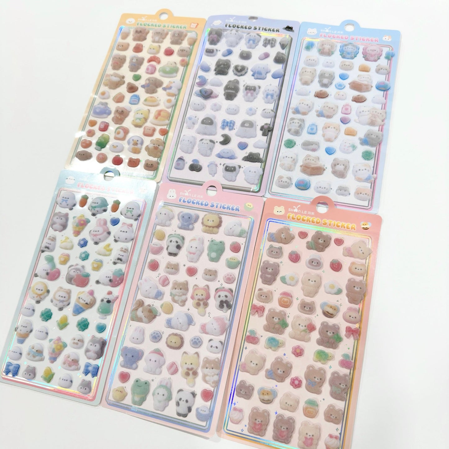 "Flocked" Sticker - 1 PC - StarPOP shop
