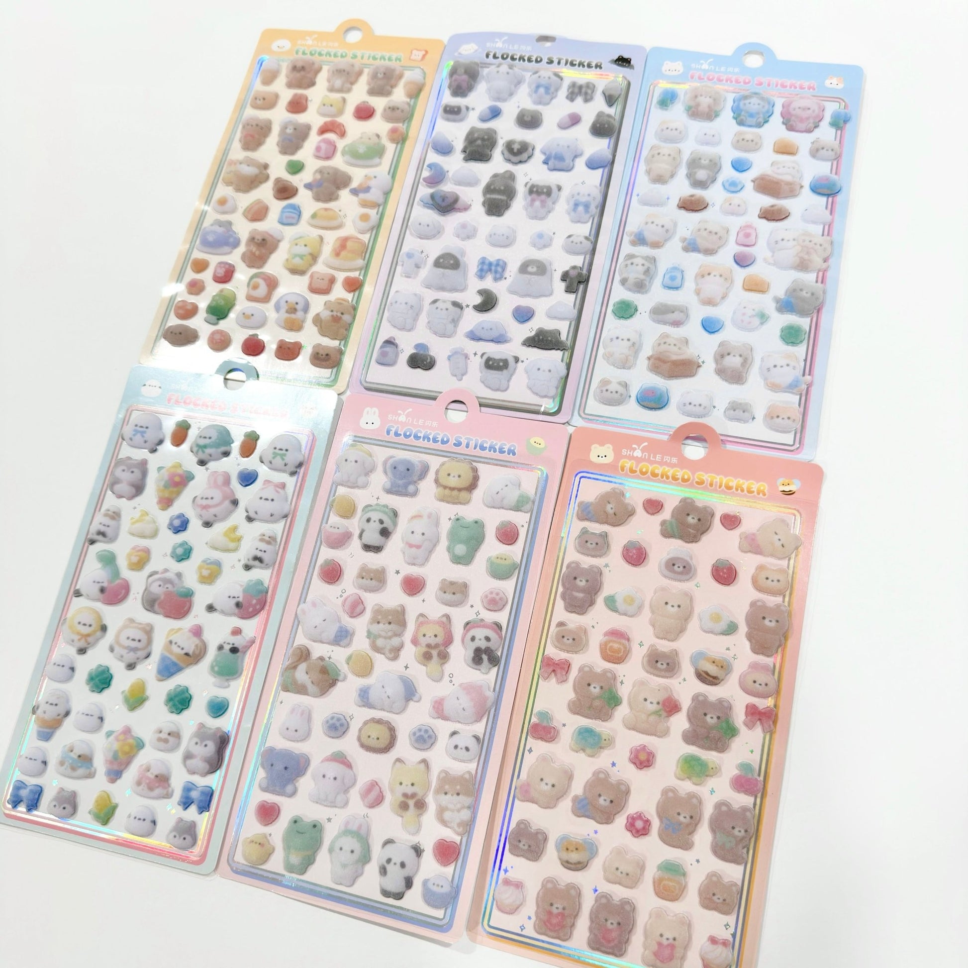 "Flocked" Sticker - 1 PC - StarPOP shop