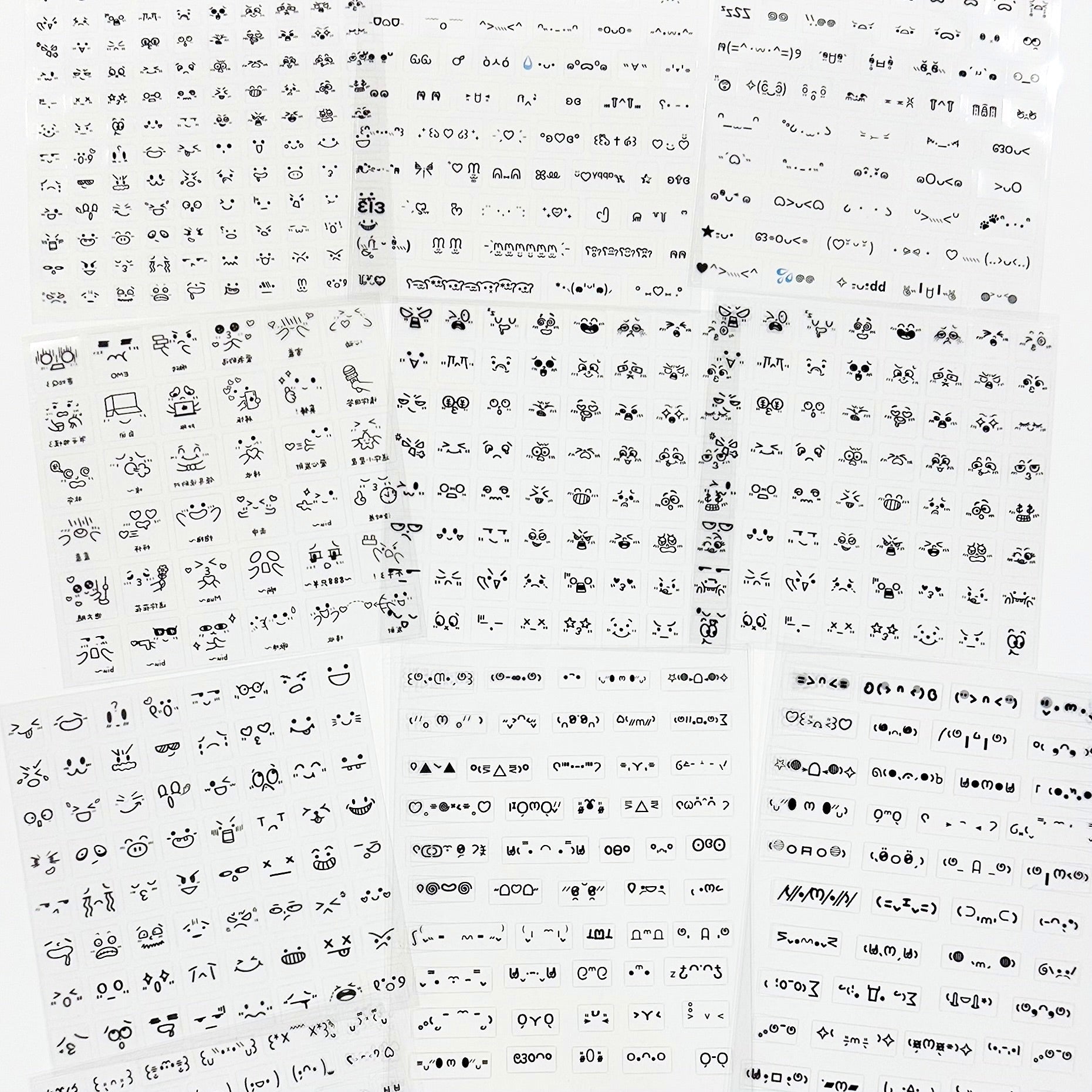 "Kaomoji" Stickers - 10 PCS - StarPOP shop