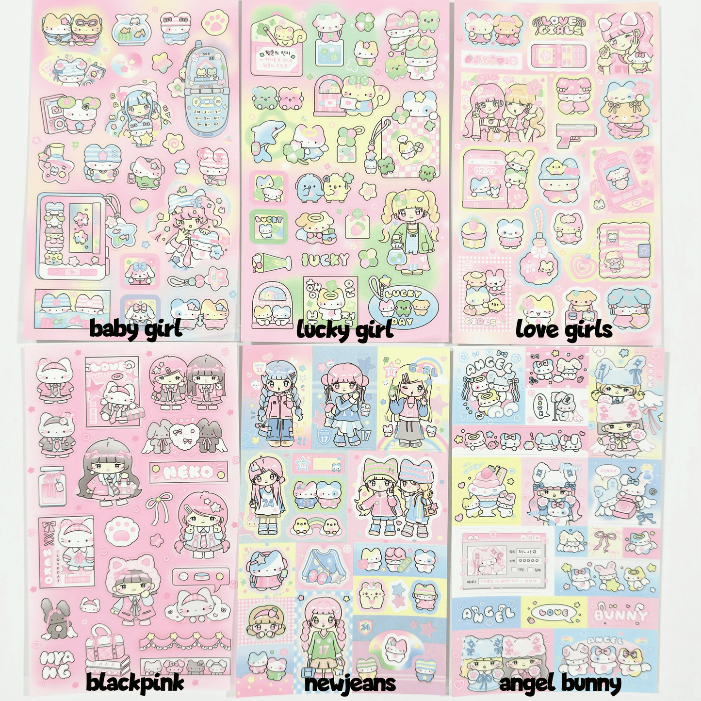 "Korean Girl" Sticker - 1 PC - StarPOP shop