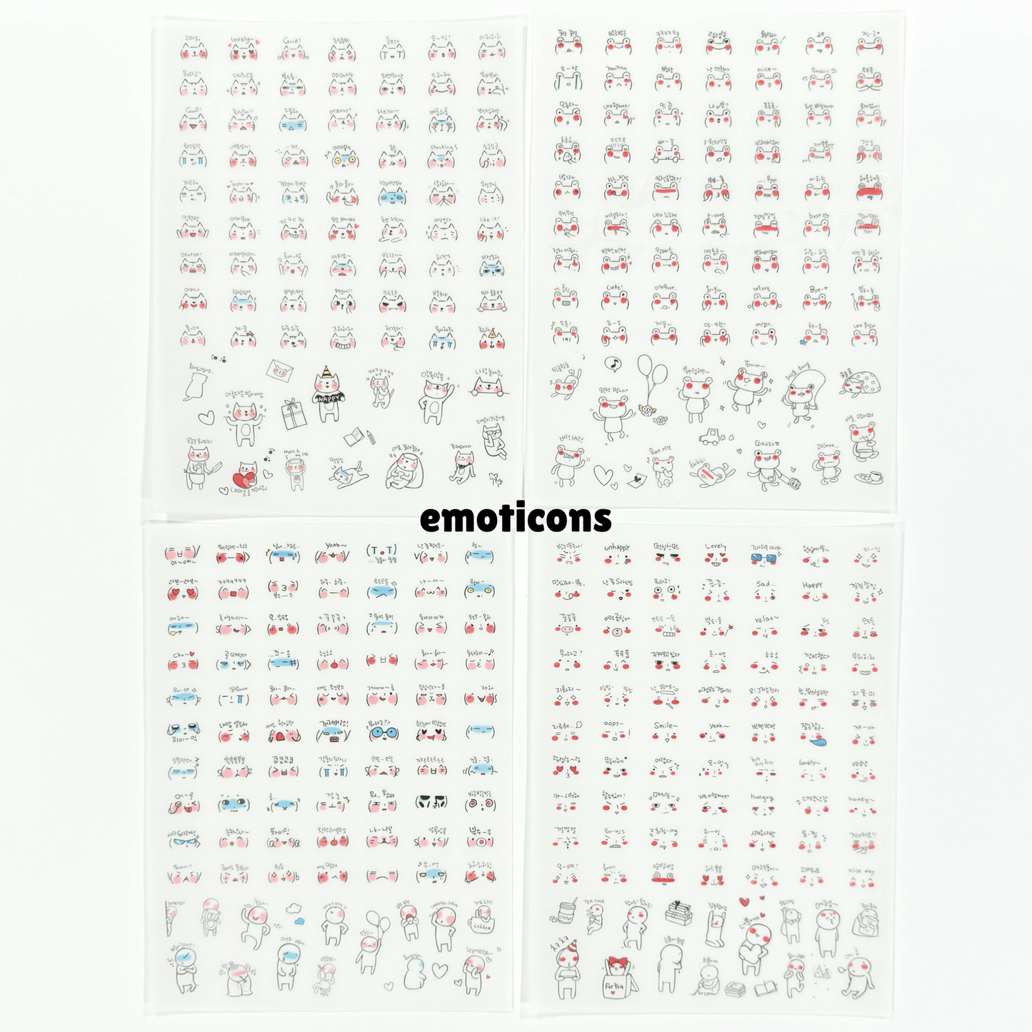 "Molang" Sticker Pack - 6 PCS - StarPOP shop