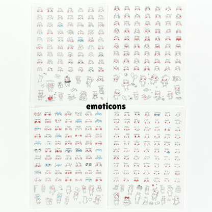 "Molang" Sticker Pack - 6 PCS - StarPOP shop