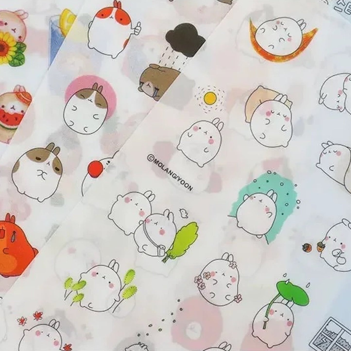 "Molang" Sticker Pack - 6 PCS - StarPOP shop