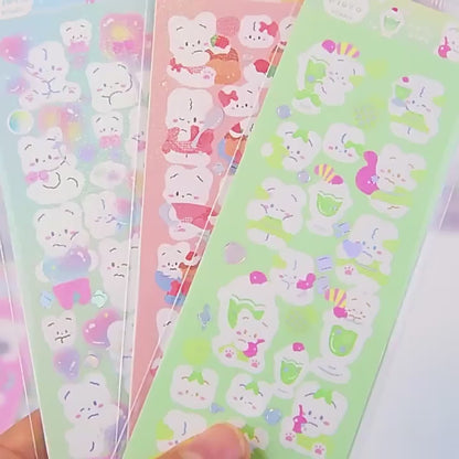 "Florobear" Sticker - 1 PC