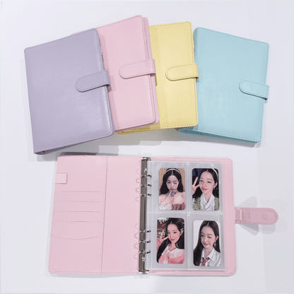 Ribbon Leather A5 Photocard Binder - StarPOP shop