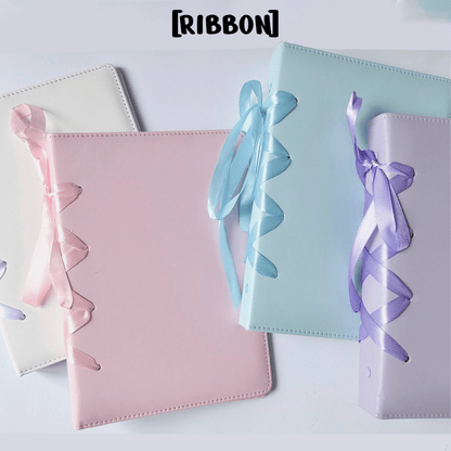 Ribbon Leather A5 Photocard Binder - StarPOP shop