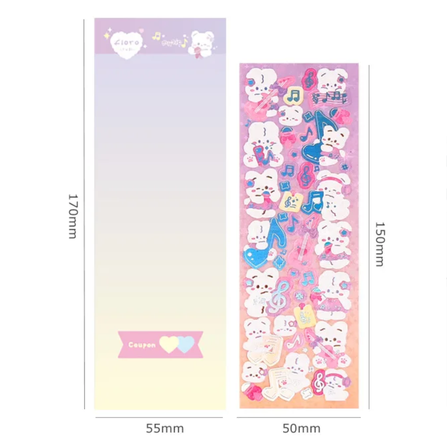 "Florobear" Sticker - 1 PC