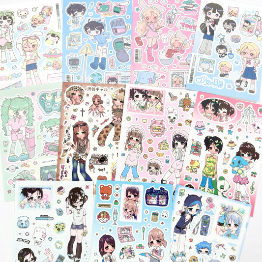 "Tokyo Girl" Sticker - 1 PC - StarPOP shop