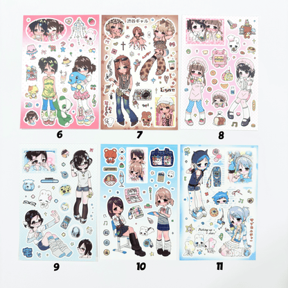 "Tokyo Girl" Sticker - 1 PC - StarPOP shop