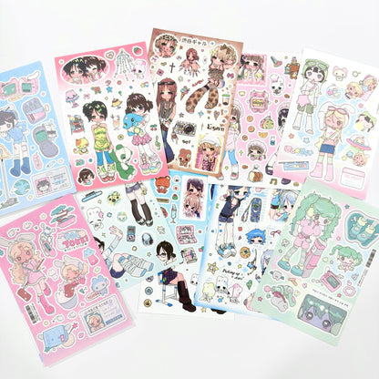 "Tokyo Girl" Sticker - 1 PC - StarPOP shop