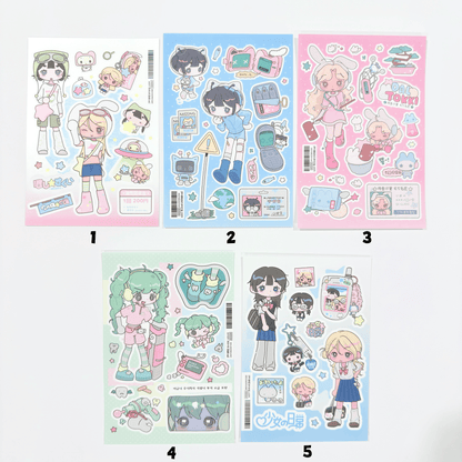 "Tokyo Girl" Sticker - 1 PC - StarPOP shop
