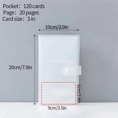 120 Pockets Transparent Kpop Photocard Binder - StarPOP shop