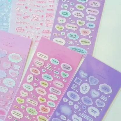 "Hangul Bubble" Sticker