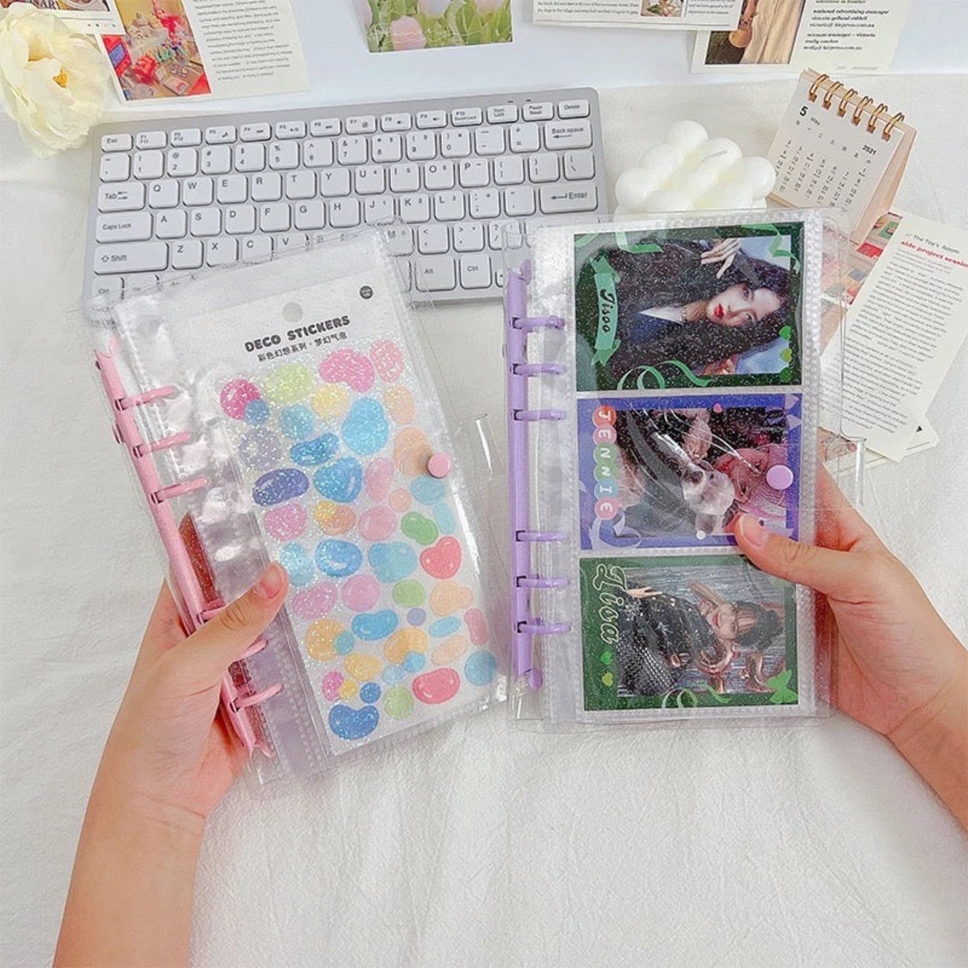3 Pocket Glitter Photocard Binder Album – StarPOP shop