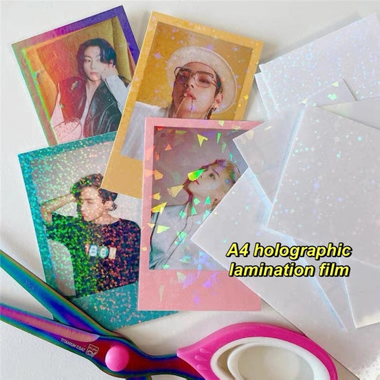 A4 Holographic Laminate Sheet - StarPOP shop